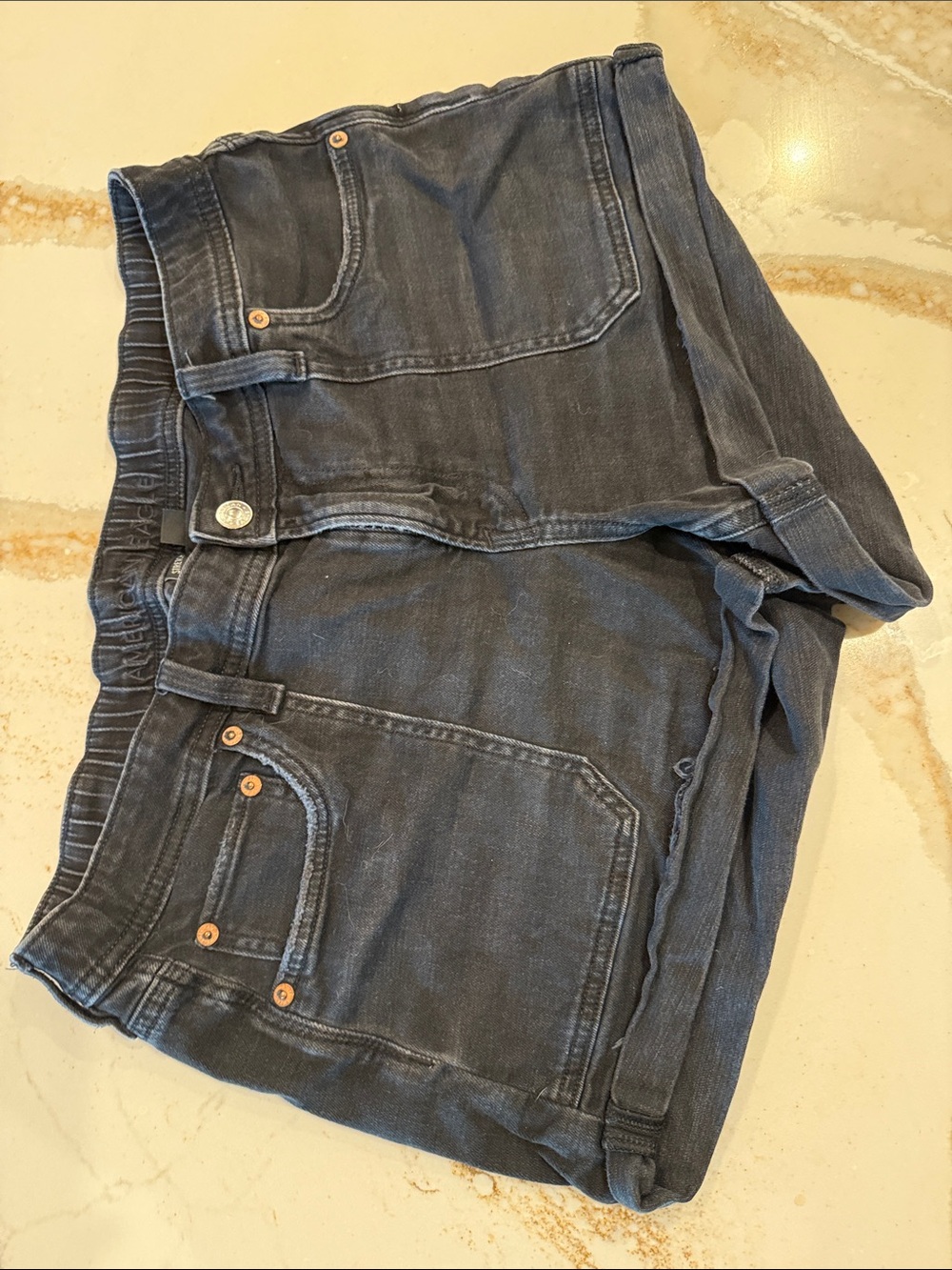 American Eagle Outfitters Dark Wash Denim Jean Shorts